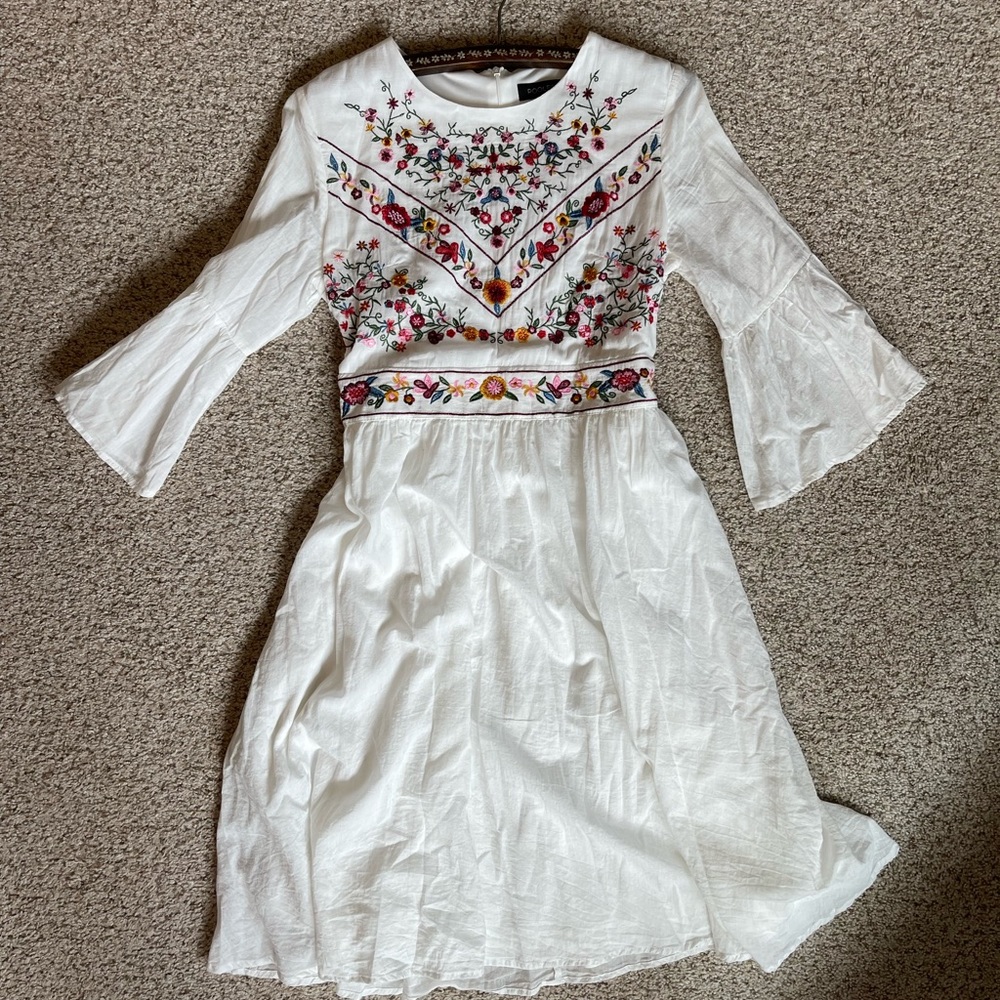 Roolee DeMille Embroidered Dress - Size Medium